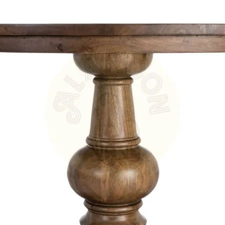 Mesa de comedor en madera de mango 120x120x77cm - Ixia - 616944IX - foto-secundaria-3