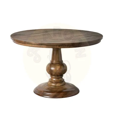 Mesa de comedor en madera de mango 120x120x77cm - Ixia - 616944IX - foto-secundaria-7
