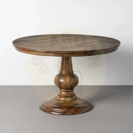 Mesa de comedor en madera de mango 120x120x77cm - Ixia - 616944IX - foto-secundaria-8