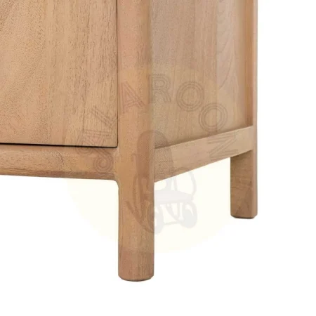 Aparador en madera de mango natural con puertas y patas de 10cm Macarella 110x40x80cm - Ixia - 617016IX - foto-secundaria-7