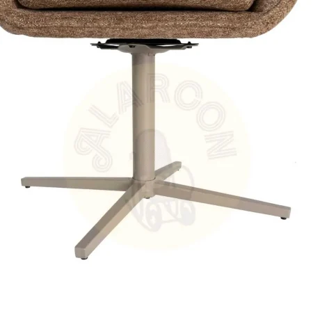 Silla tapizada giratoria en metal estilo contract 60x60x86cm - Ixia - 617026IX - foto-secundaria-8