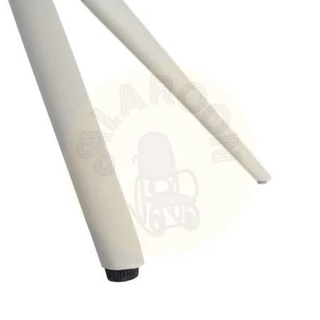 Silla tapizada giratoria 360º con autoretorno tejido 100% poliéster y muelles pocket spring estructura metálica 66x60x86cm - Ixia - 617030IX - foto-secundaria-10