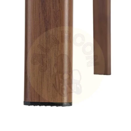 Silla tapizada en poliéster con patas de hierro y asiento acolchado 51x54x77cm - Ixia - 617039IX - foto-secundaria-8