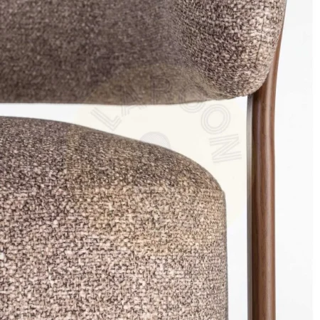 Sillón tapizado con patas de metal y asiento de espuma 77x71.50x70cm - Ixia - 617042IX - foto-secundaria-1