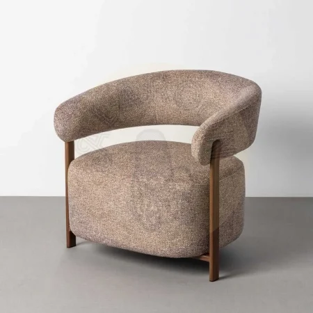 Sillón tapizado con patas de metal y asiento de espuma 77x71.50x70cm - Ixia - 617042IX - foto-secundaria-11