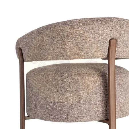 Sillón tapizado con patas de metal y asiento de espuma 77x71.50x70cm - Ixia - 617042IX - foto-secundaria-2