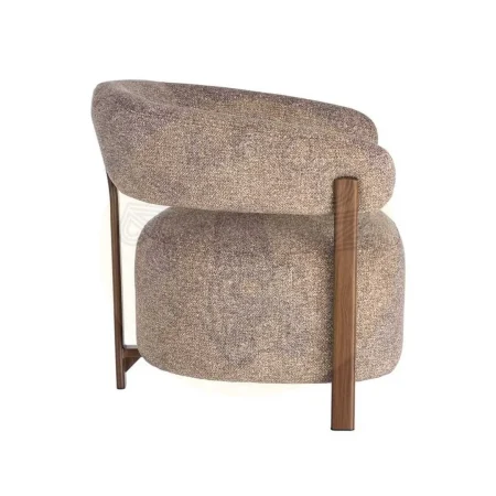 Sillón tapizado con patas de metal y asiento de espuma 77x71.50x70cm - Ixia - 617042IX - foto-secundaria-3