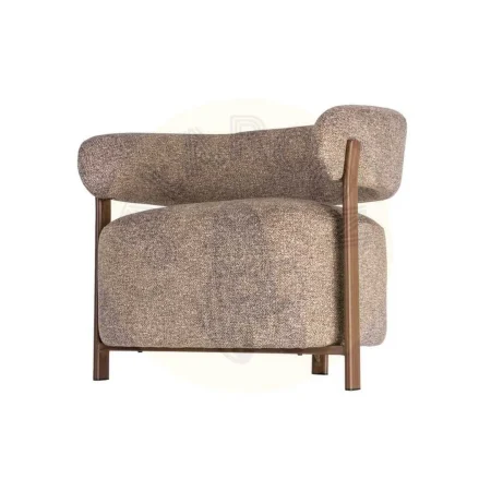 Sillón tapizado con patas de metal y asiento de espuma 77x71.50x70cm - Ixia - 617042IX - foto-secundaria-5