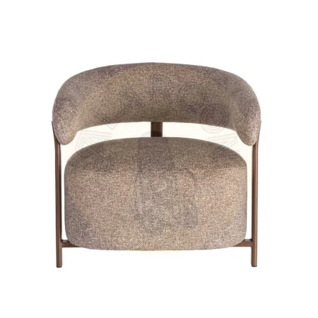 Sillón tapizado con patas de metal y asiento de espuma 77x71.50x70cm - Ixia - 617042IX - foto-secundaria-6