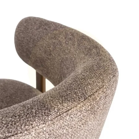 Sillón tapizado con patas de metal y asiento de espuma 77x71.50x70cm - Ixia - 617042IX - foto-secundaria-7