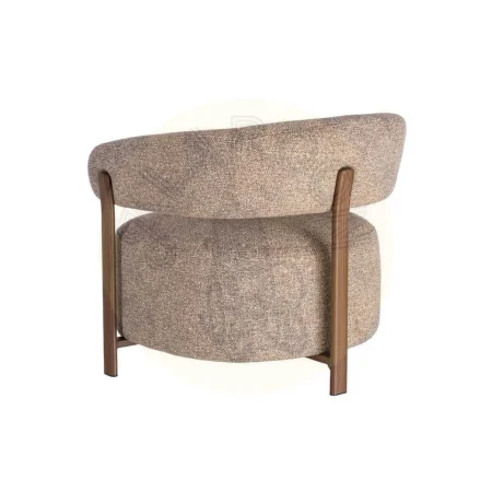 Sillón tapizado con patas de metal y asiento de espuma 77x71.50x70cm - Ixia - 617042IX - foto-secundaria-9