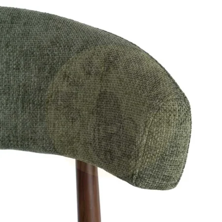 Silla verde en tejido 100% poliéster y metal con relleno de espuma 56x54x81cm - Ixia - 617055IX - foto-secundaria-4