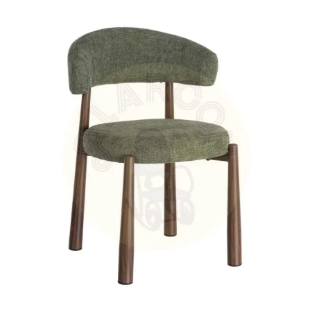 Silla verde en tejido 100% poliéster y metal con relleno de espuma 56x54x81cm - Ixia - 617055IX - foto-secundaria-9