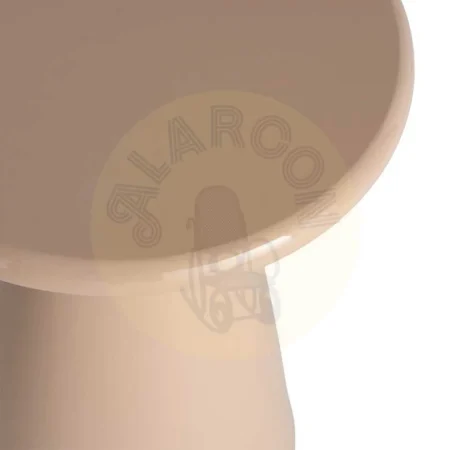 Mesita alto brillo en DM color taupe 45x45x60cm - Ixia - 617057IX - foto-secundaria-1