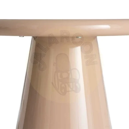 Mesita alto brillo en DM color taupe 45x45x60cm - Ixia - 617057IX - foto-secundaria-2