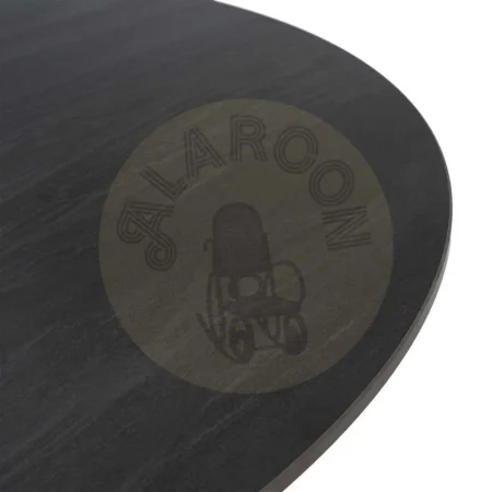 Mesa de comedor negra con tablero de piedra sinterizada y base de metal 120x120x75cm - Ixia - 617062IX - foto-secundaria-3