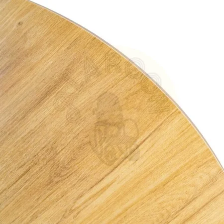 Mesa de comedor redonda en MDF revestido en melamina con efecto madera 120x120x75cm - Ixia - 617063IX - foto-secundaria-7
