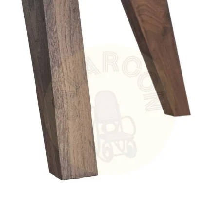 Mesa de comedor redonda en MDF con acabado efecto madera natural 120x120x75cm - Ixia - 617064IX - foto-secundaria-5