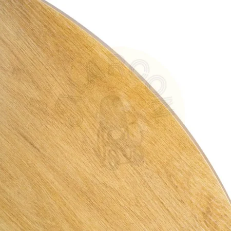 Mesa de comedor redonda en MDF revestida en melamina efecto madera natural 120x120x75cm - Ixia - 617065IX - foto-secundaria-7