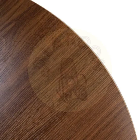 Mesa de comedor redonda en MDF efecto madera tablero 2,5cm 120x120x75cm - Ixia - 617066IX - foto-secundaria-7
