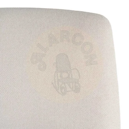 Sillón crema estructura metálica tapizado en tejido contract 62x70.50x76cm - Ixia - 617067IX - foto-secundaria-2