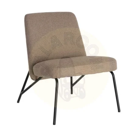 Sillón caqui en metal y tejido contract con relleno de espuma 62x70.50x76cm - Ixia - 617068IX - foto-secundaria-10