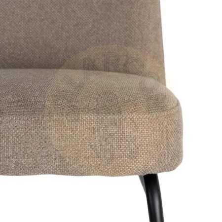 Sillón caqui en metal y tejido contract con relleno de espuma 62x70.50x76cm - Ixia - 617068IX - foto-secundaria-4