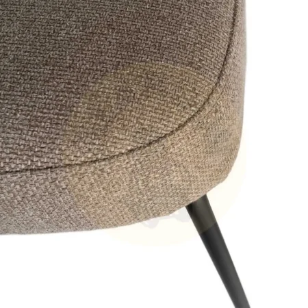 Sillón caqui en metal y tejido contract con relleno de espuma 62x70.50x76cm - Ixia - 617068IX - foto-secundaria-6