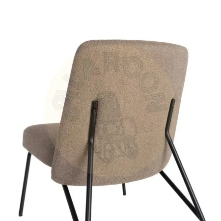 Sillón caqui en metal y tejido contract con relleno de espuma 62x70.50x76cm - Ixia - 617068IX - foto-secundaria-8