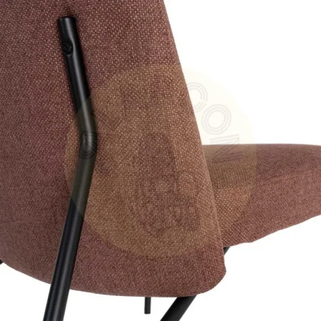 Sillón cobre con estructura de hierro tapizado en tejido contract espuma densidad 30kg/m3 62x70.50x76cm - Ixia - 617069IX - foto-secundaria-1