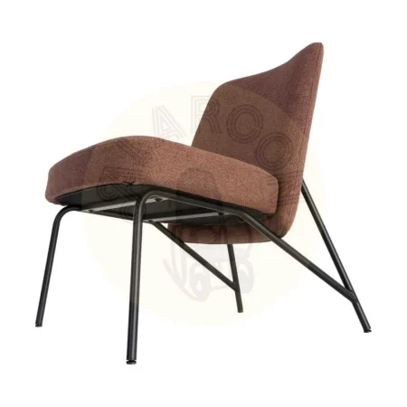 Sillón cobre con estructura de hierro tapizado en tejido contract espuma densidad 30kg/m3 62x70.50x76cm - Ixia - 617069IX - foto-secundaria-7