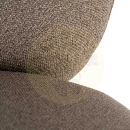 Sillón caqui con estructura metálica y tejido contract relleno de espuma 59x78x73cm - Ixia - 617071IX - foto-secundaria-4