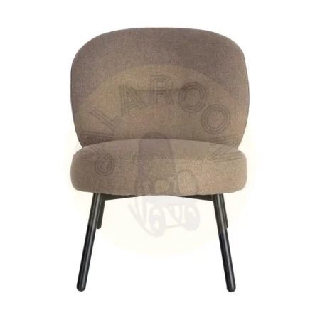 Sillón caqui con estructura metálica y tejido contract relleno de espuma 59x78x73cm - Ixia - 617071IX - foto-secundaria-5