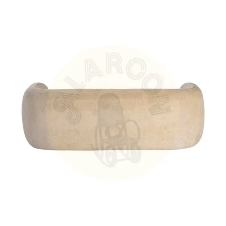 Sofá 3 plazas tapizado en tejido 100% poliéster beige 226x94x73cm - Ixia - 617082IX - foto-secundaria-9
