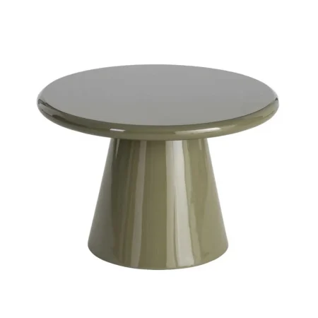 Mesa de centro en DM acabado alto brillo verde 60x60x40cm - Ixia - 617085IX - foto-blanco