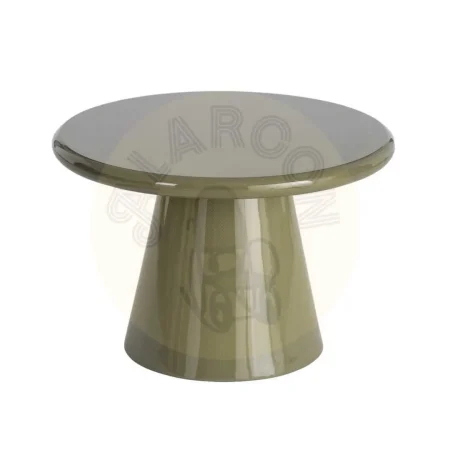 Mesa de centro en DM acabado alto brillo verde 60x60x40cm - Ixia - 617085IX - foto-secundaria-4