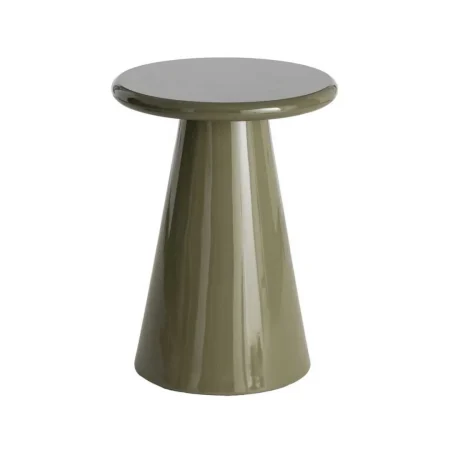 Mesita lacada en DM acabado alto brillo verde 45x45x60cm - Ixia - 617086IX - foto-blanco