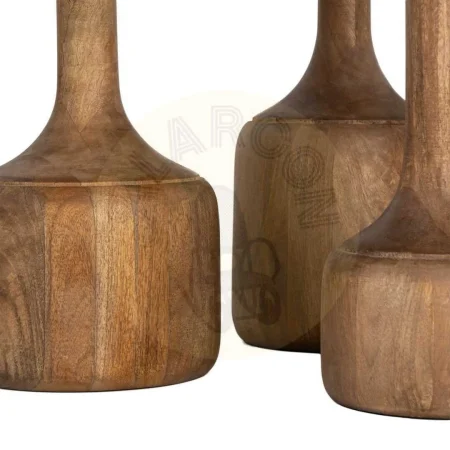 Set de 3 mesitas en madera de mango 50x50x62.50cm - Ixia - 617148IX - foto-secundaria-3