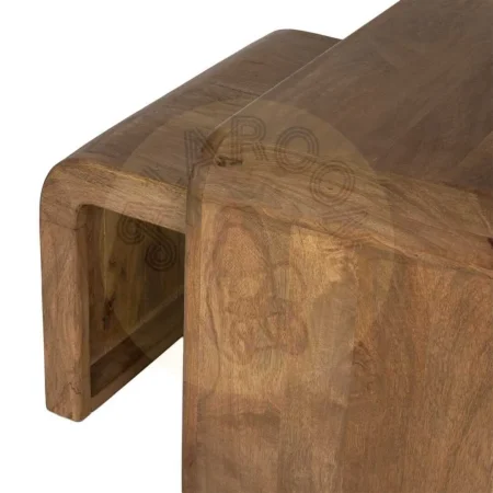 Juego de 2 mesitas de centro en madera de mango 120x55x40cm - Ixia - 617151IX - foto-secundaria-2