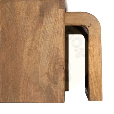 Juego de 2 mesitas de centro en madera de mango 120x55x40cm - Ixia - 617151IX - foto-secundaria-6