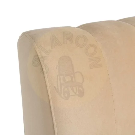 Banco hostelería tapizado en tejido beige con estructura en madera de pino y asiento de espuma de alta densidad 120x60x90cm - Ixia - 617154IX - foto-secundaria-3