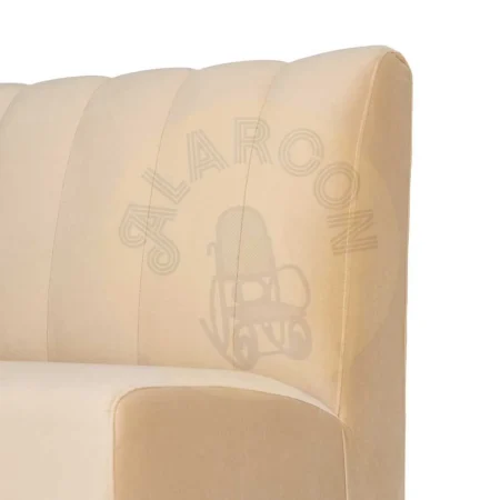 Banco hostelería tapizado beige en tejido 100% poliéster transpirable resistente a arañazos con espuma de alta densidad 180x60x90cm - Ixia - 617155IX - foto-secundaria-6