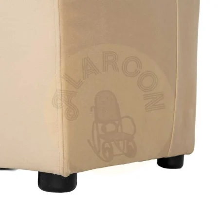 Banco hostelería tapizado beige en tejido 100% poliéster transpirable resistente a arañazos con espuma de alta densidad 180x60x90cm - Ixia - 617155IX - foto-secundaria-7