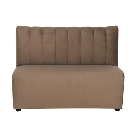 Banco para hostelería tapizado en tejido topo transpirable y resistente a arañazos con espuma de alta densidad 120x60x90cm - Ixia - 617156IX - foto-blanco