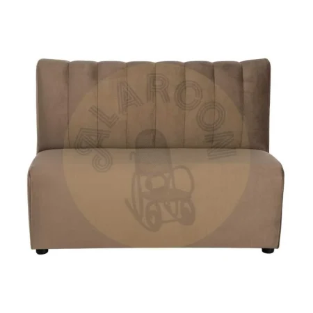 Banco para hostelería tapizado en tejido topo transpirable y resistente a arañazos con espuma de alta densidad 120x60x90cm - Ixia - 617156IX - foto-secundaria-1