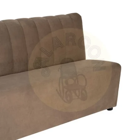 Banco para hostelería tapizado en tejido topo transpirable y resistente a arañazos con espuma de alta densidad 120x60x90cm - Ixia - 617156IX - foto-secundaria-2