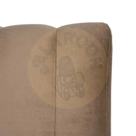 Banco para hostelería tapizado en tejido topo 100% poliéster resistente a arañazos con espuma de alta densidad 180x60x90cm - Ixia - 617157IX - foto-secundaria-5