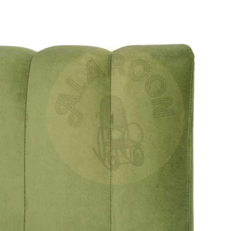 Banco de hostelería verde tapizado en tejido 100% poliéster transpirable resistente a arañazos pet friendly 120x60x90cm - Ixia - 617158IX - foto-secundaria-5