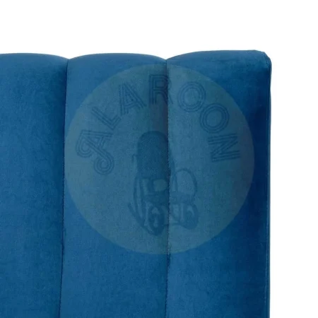 Banco hostelería tapizado azul en tejido transpirable 100% poliéster resistente a arañazos con espuma de alta densidad 120x60x90cm - Ixia - 617160IX - foto-secundaria-5