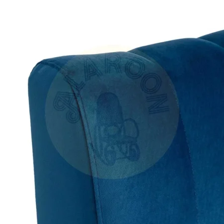 Banco de hostelería tapizado en tejido azul 180x60x90cm - Ixia - 617161IX - foto-secundaria-3